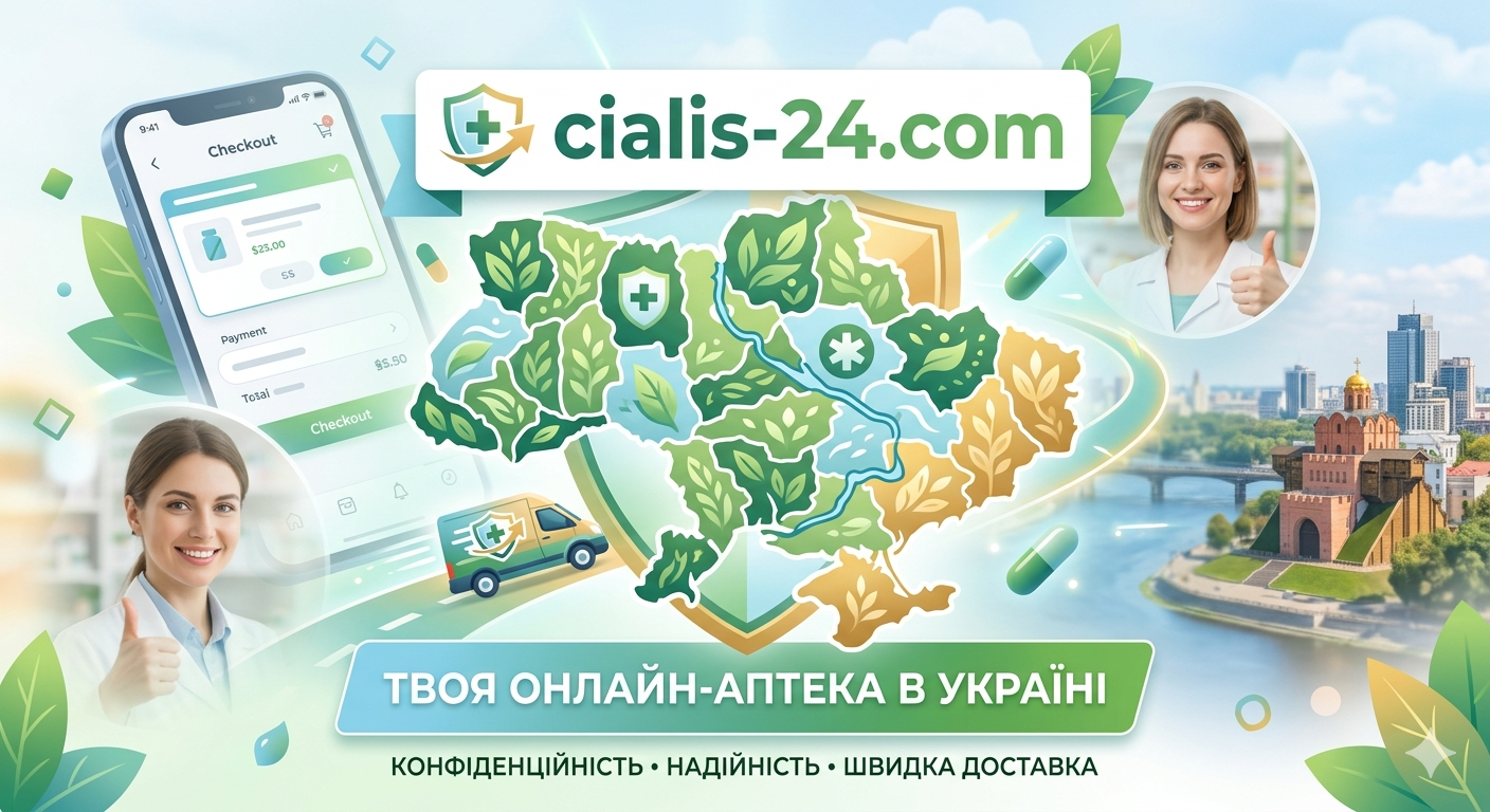 Інтернет-аптека препаратів для потенції в Україні Cialis-24.com