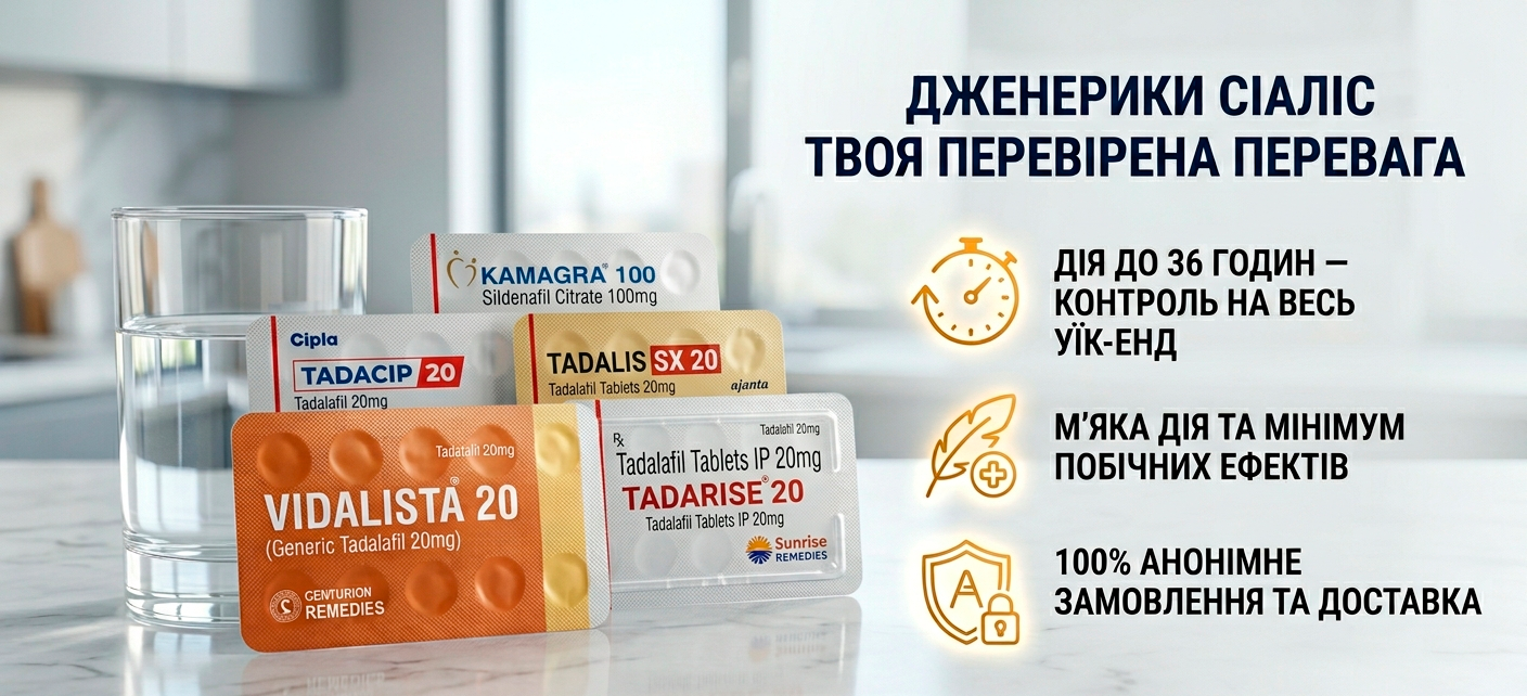 Дженерики Сиалис Украина