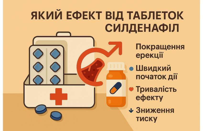 Який ефект від таблеток силденафіл?  | Блог Cialis24